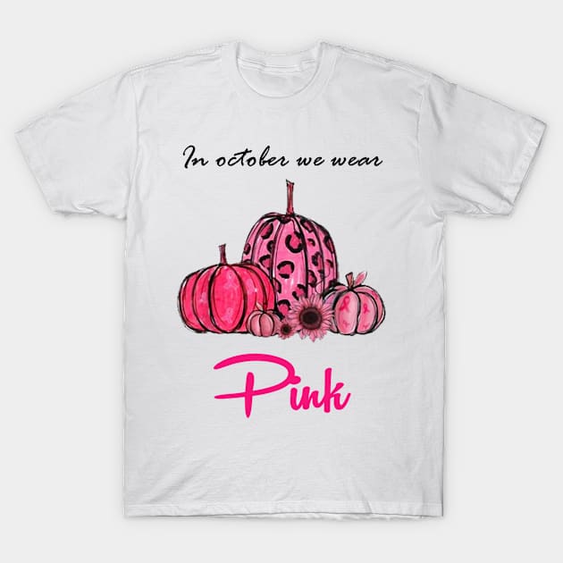 Breast Cancer Awareness T-Shirt by Fowlerbg